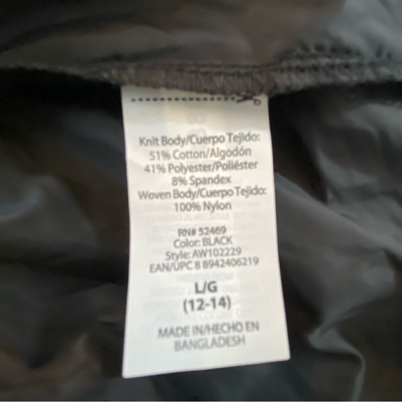 Athletica Works Active Lightweight Mixed Media Hoodie Jacket (Size L) 12-14🌹 - Picture 15 of 16